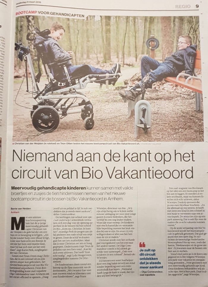 De Gelderlander, 21 maart 2019